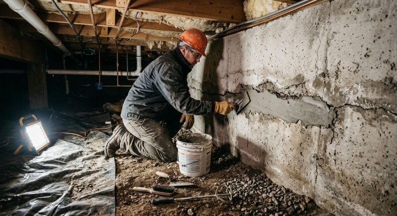 Basement Foundation Repair in Mason County, WA