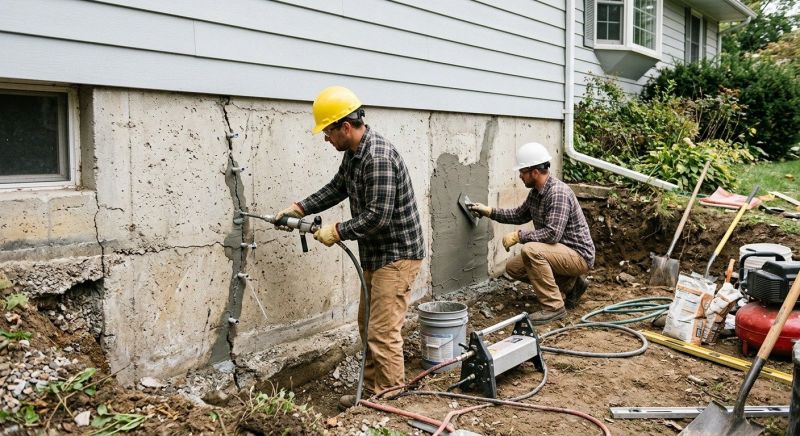Basement Foundation Repair in Union, WA
