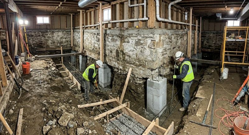 Basement Underpinning in Mason County, WA