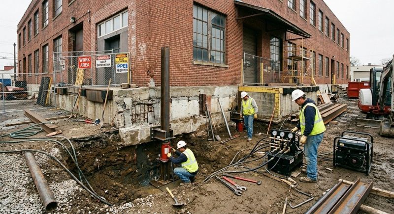 Building Foundation Repair in Belfair, WA