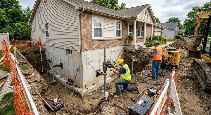 Building Foundation Repair in Dupont, WA