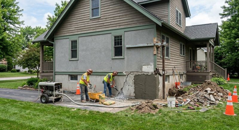 Building Foundation Repair in Elma, WA