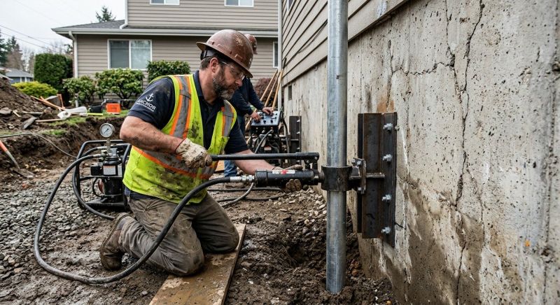 Concrete Foundation Leveling in Gig Harbor, WA