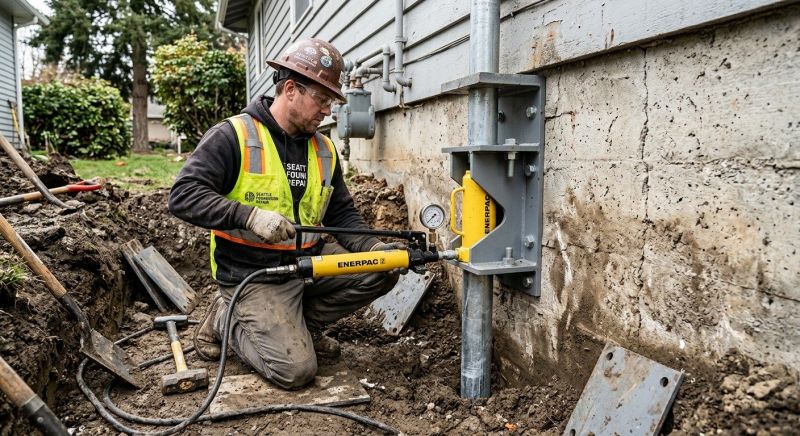 Concrete Foundation Leveling in Thurston County, WA