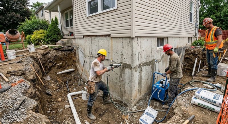 Cracked Foundation Repair in Dupont, WA