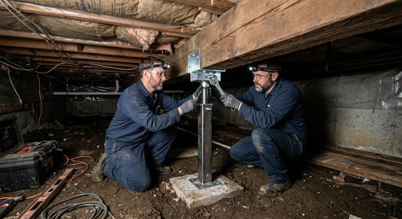 Crawl Space Leveling in Mason County, WA