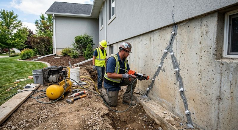 Foundation Crack Repair in Olympia, WA