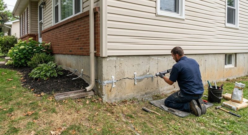 Foundation Crack Sealing in Mason County, WA