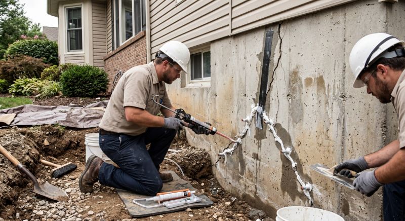 Foundation Cracks Repair in Mason County, WA