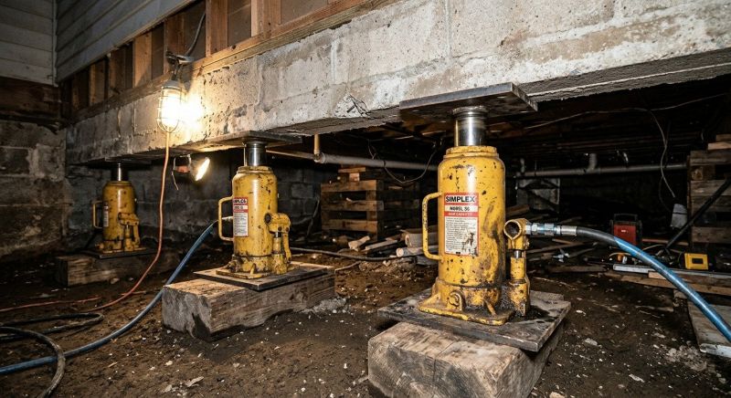 Foundation Jacking in Fox Island, WA