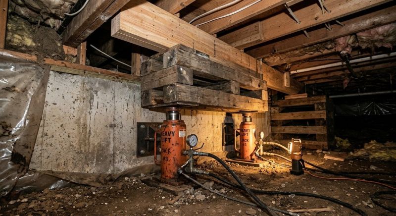 Foundation Jacking in Hoodsport, WA