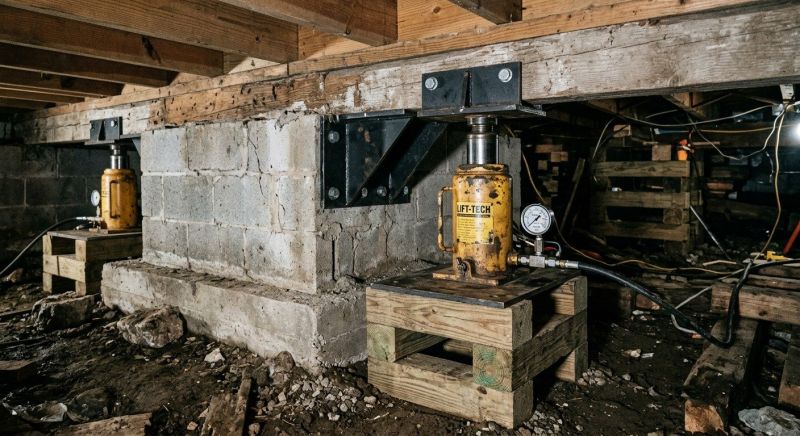 Foundation Jacking in Steilacoom, WA