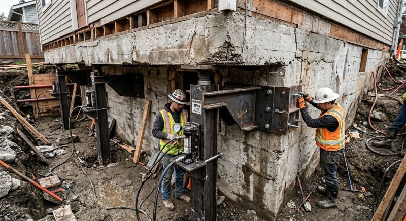 Foundation Lifting in Mason County, WA