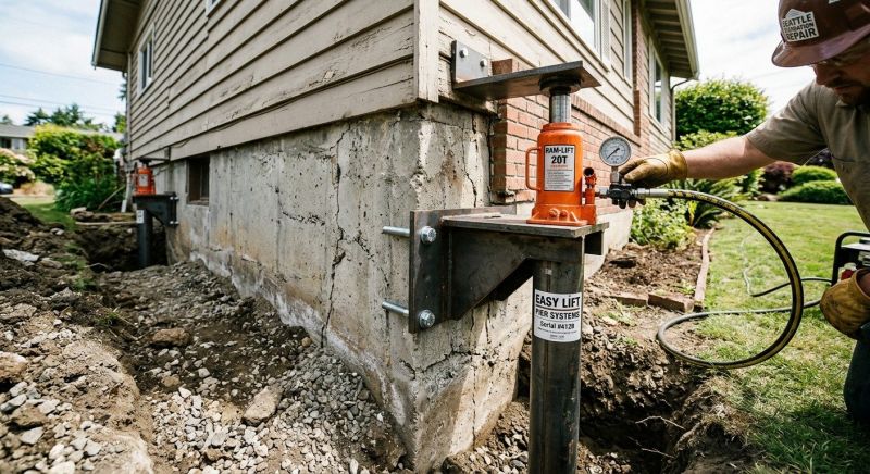 Foundation Lifting in Union, WA