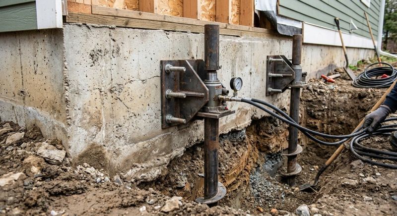 Foundation Pier Leveling in Mason County, WA