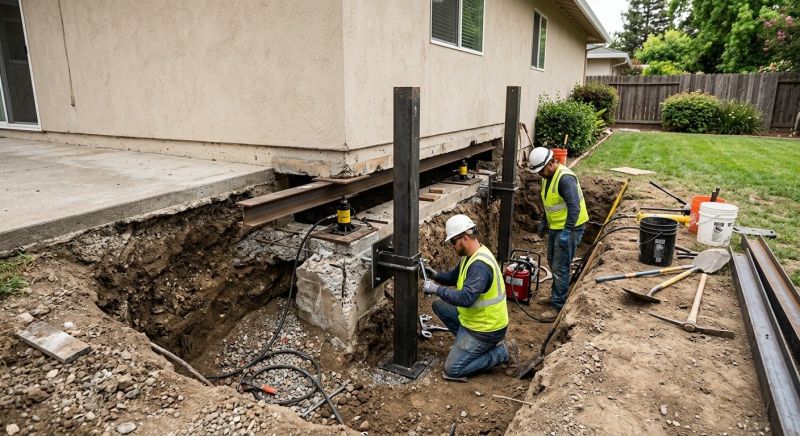 Foundation Pier Repair in Mason County, WA
