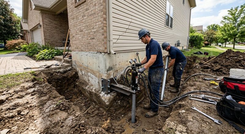 Foundation Settlement Repair in Mason County, WA