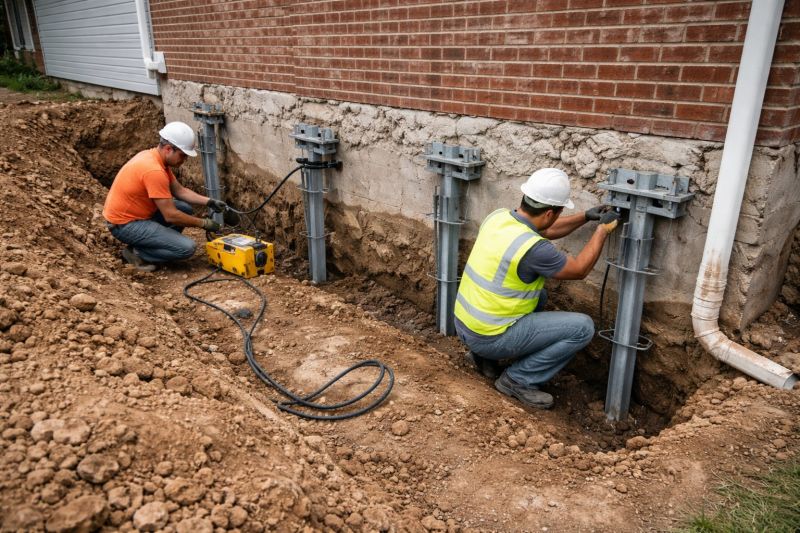 Helical Piers Installation in Mason County, WA