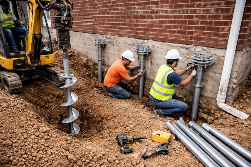 Helical Pile Installation in Mason County, WA