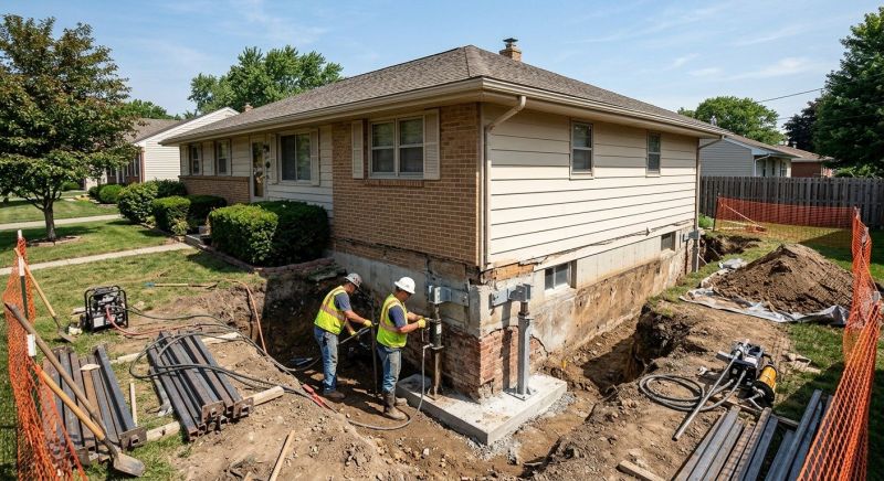 House Underpinning in Mason County, WA
