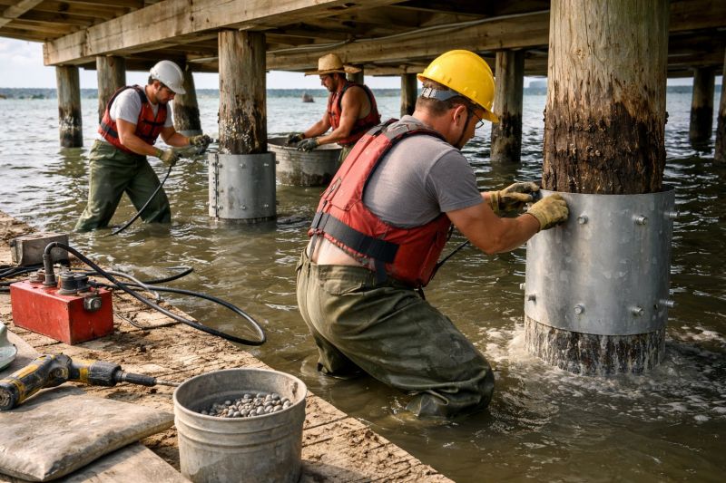 Piling Repair in Mason County, WA